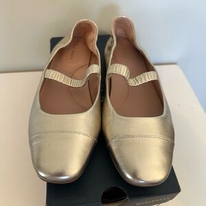 Women’s Cole Haan Yvette Ballet Flats Soft Gold Size 9.5